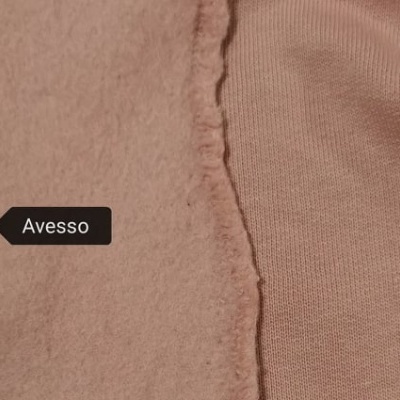 Felpa Americana c/carda ROSA VELHO