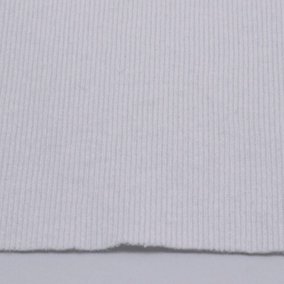 Malha canelada/rib BRANCO