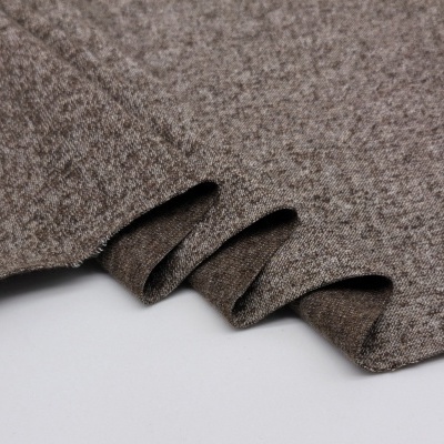 Malha Canelada/rib MESCLADO CASTANHO