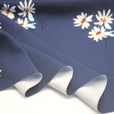 Tecido Viscose FLORIDO MARINHO