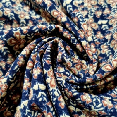 Tecido Voile Barra BROWN FLOWER