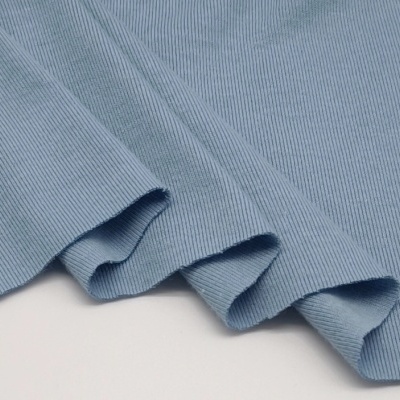 Malha Canelada/rib BLUE LONG