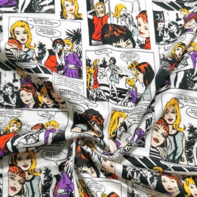 Malha Jersey Interlock algodão COMICS