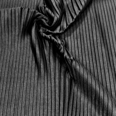 Malha Jersey Plissado BLACK