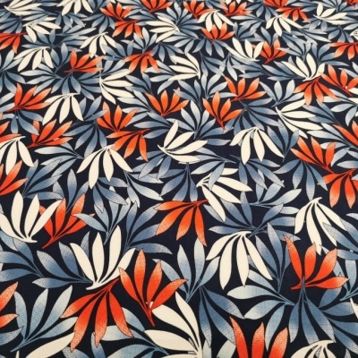 Malha Jersey Poliamida c/ Elastano NAVY & RED