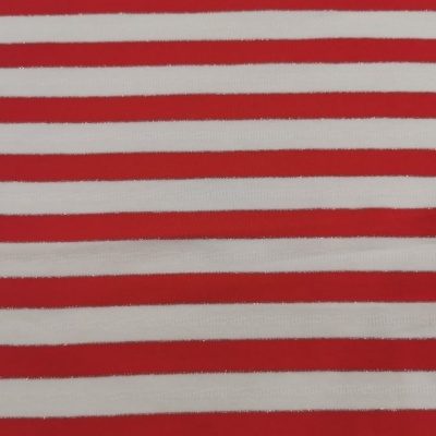 Malha Jersey Jacquard c/ Elastano RED OFF