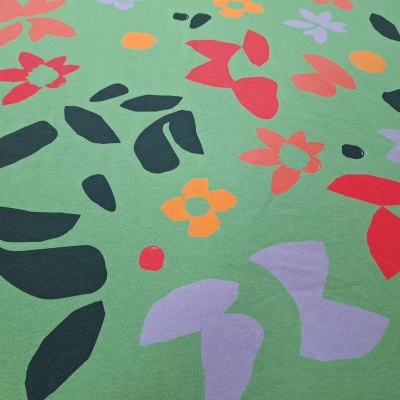 Malha Diagonal s/Carda Alg Org PASTEL CLOVER SUNDRY