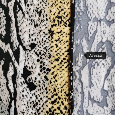 Malha Jersey Poliamida c/ Elastano AMARELO SNAKE