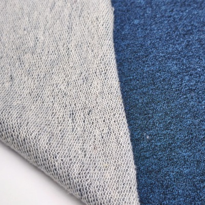 Felpa Italiana s/carda c/elastano DENIM MESCLA