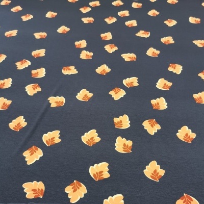 Malha jersey c/ elastano FLOWER