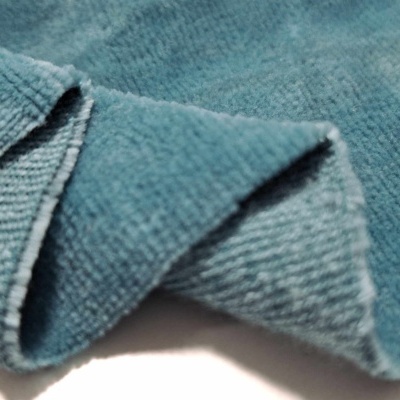 Malha Peluche (tipo veludo) AZUL TURQUESA