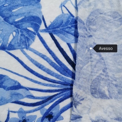 Malha 100% Linho AMAZON BLUE