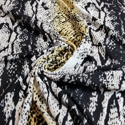 Malha Jersey Poliamida c/ Elastano AMARELO SNAKE