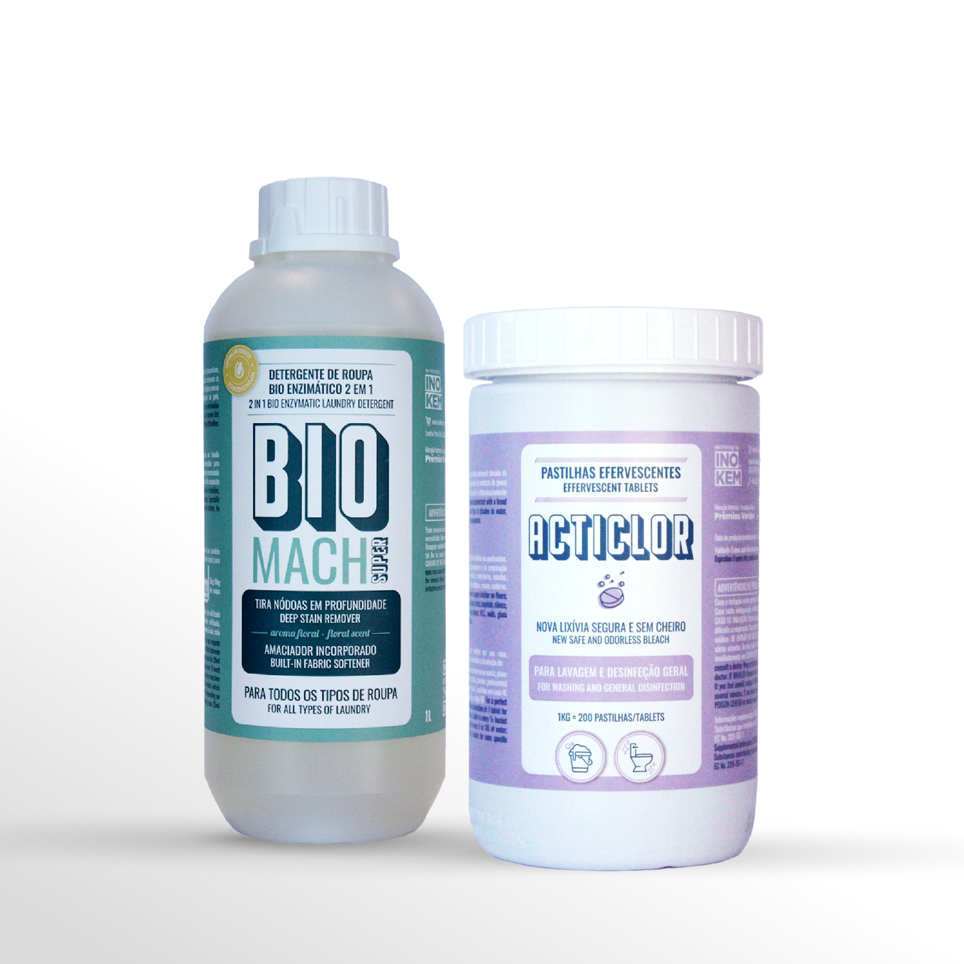 Pack Roupa Branca - BIOMACH SUPER e ACTICLOR Pack Roupa Branca - BIOMACH SUPER e ACTICLOR