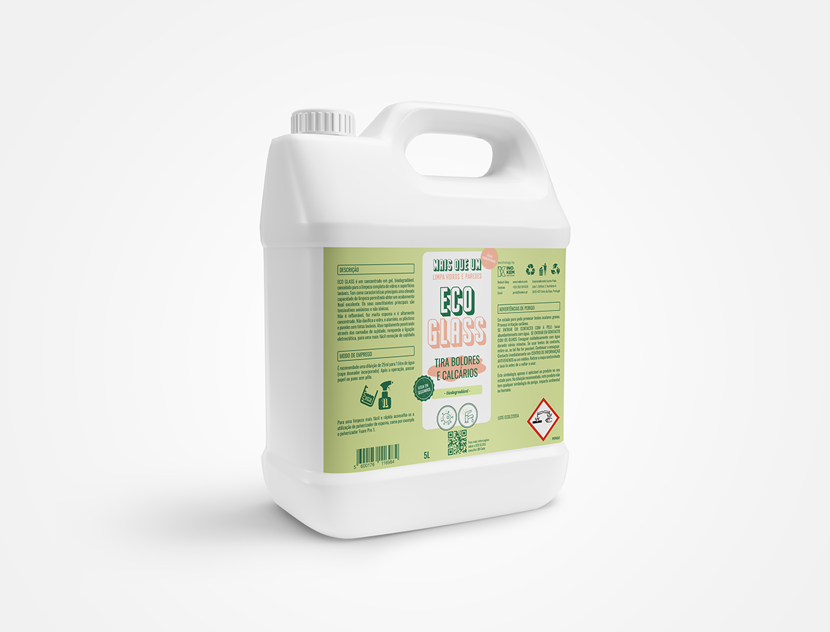 Limpa vidros, tira bolores, calcários - ECO GLASS Limpa vidros, tira bolores, calcários - ECO GLASS