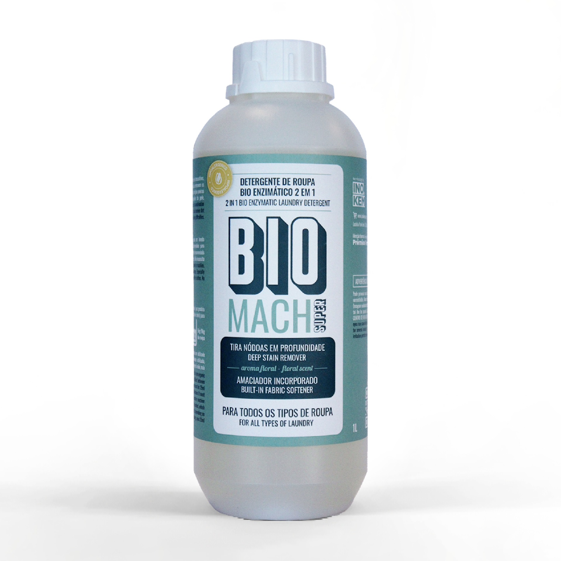 Detergente de roupa bio enzimático 2 em 1 - BIOMACH SUPER Original (frutado) Detergente de roupa bio enzimático 2 em 1 - BIOMACH SUPER Original (frutado)