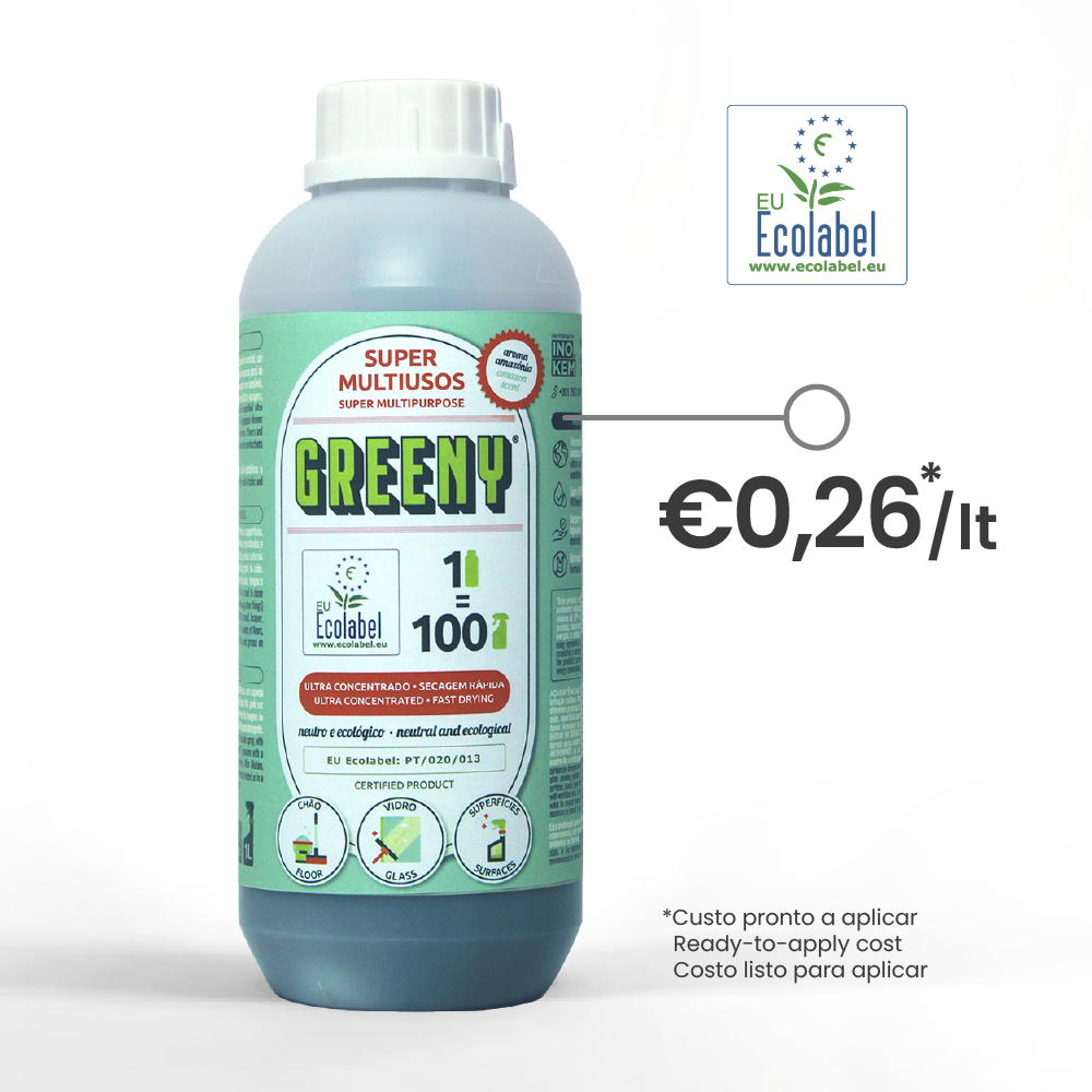 Ecolabel Detergente Ultra-concentrado Multiusos - GREENY® Ecolabel Detergente Ultra-concentrado Multiusos - GREENY®
