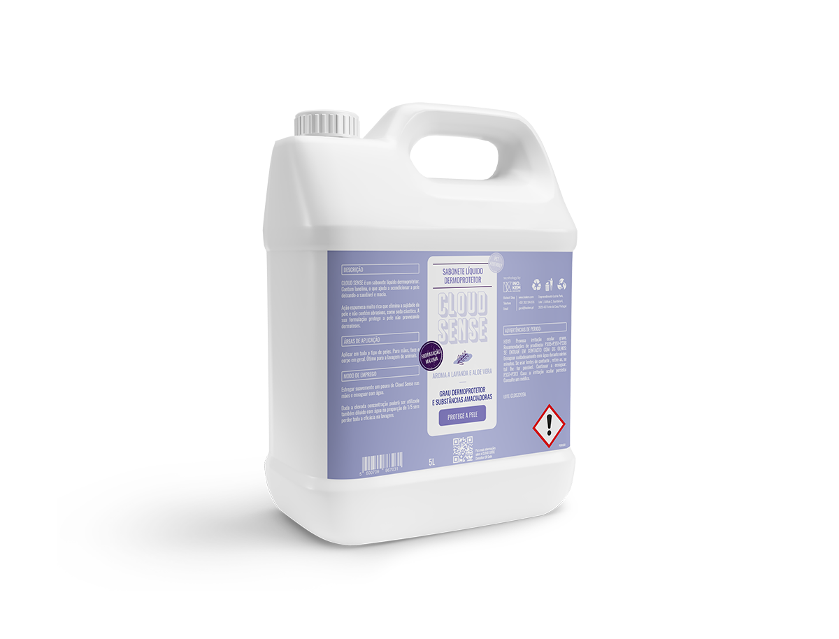 Sabonete líquido - CLOUD SENSE - aroma lavanda & aloe vera Sabonete líquido - CLOUD SENSE - aroma lavanda & aloe vera
