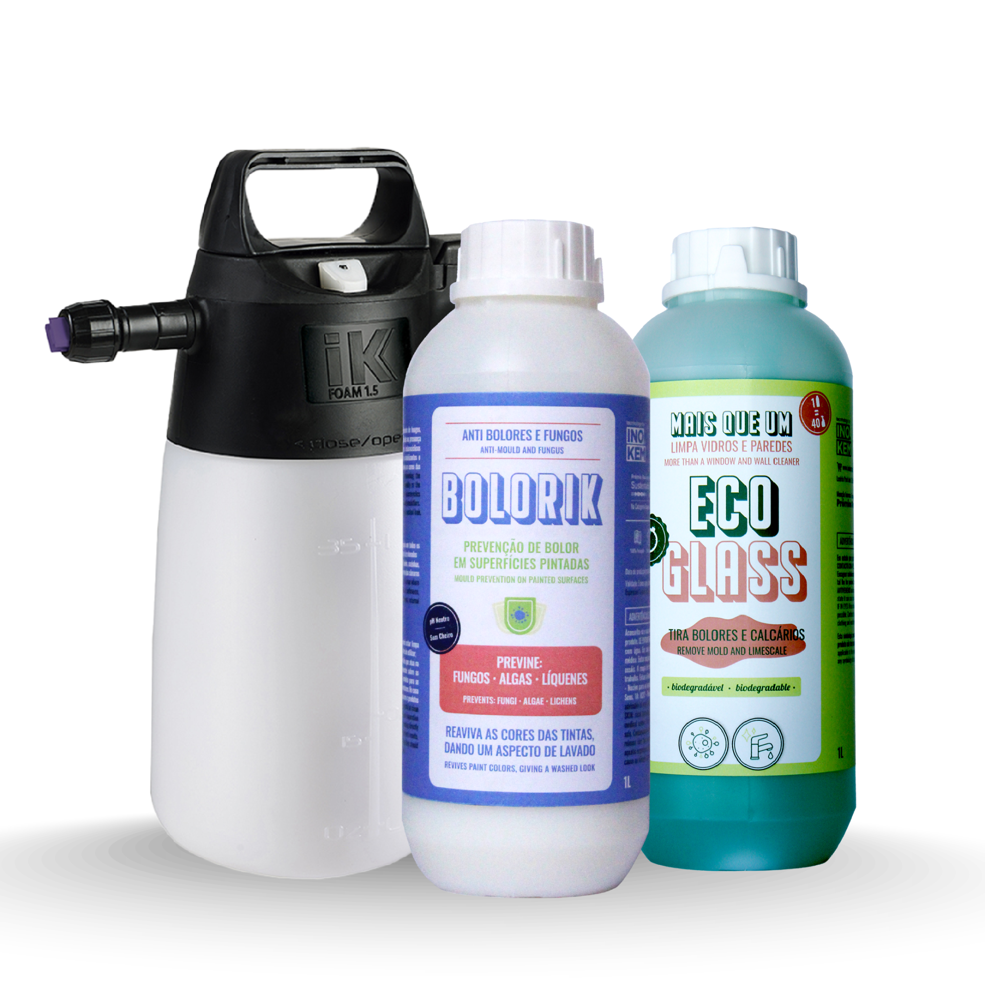 Kit anti-bolores TOTAL - Eco Glass | Bolorik | FOAM Kit anti-bolores TOTAL - Eco Glass | Bolorik | FOAM