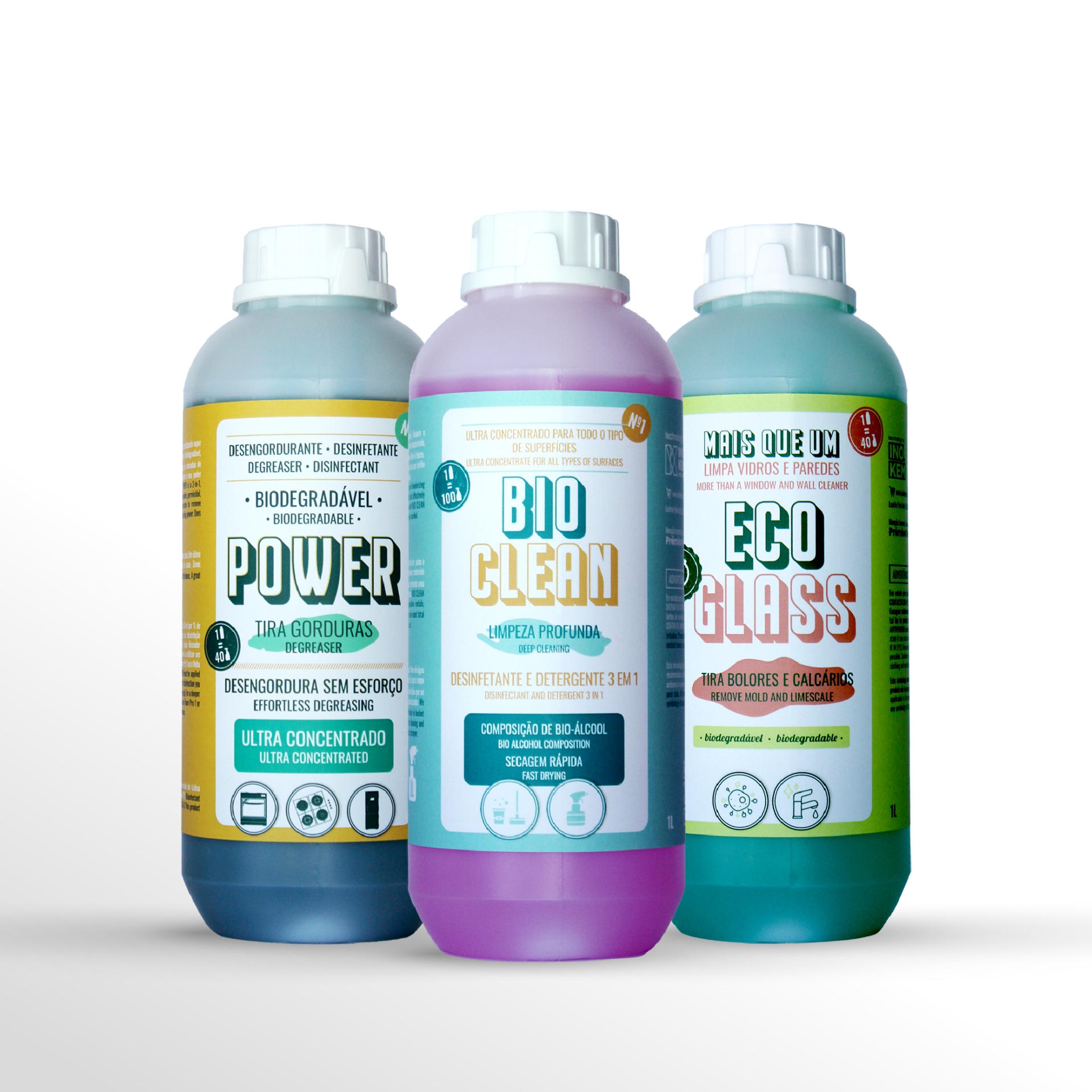 Pack Poupança 95 - Bio Clean | Power | Eco Glass Pack Poupança 95 - Bio Clean | Power | Eco Glass