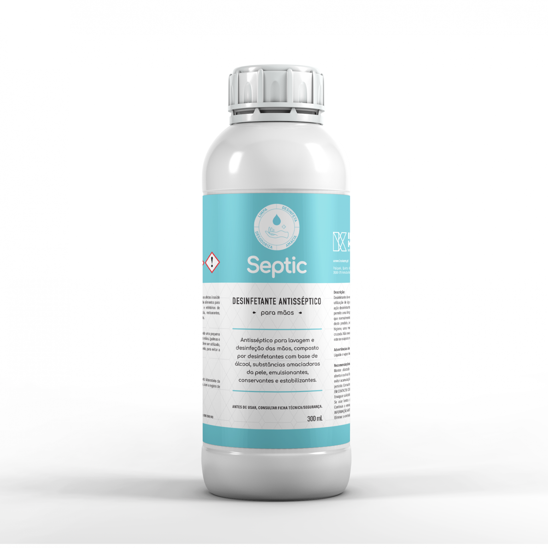 Desinfetante de mãos - Septic Desinfetante de mãos - Septic