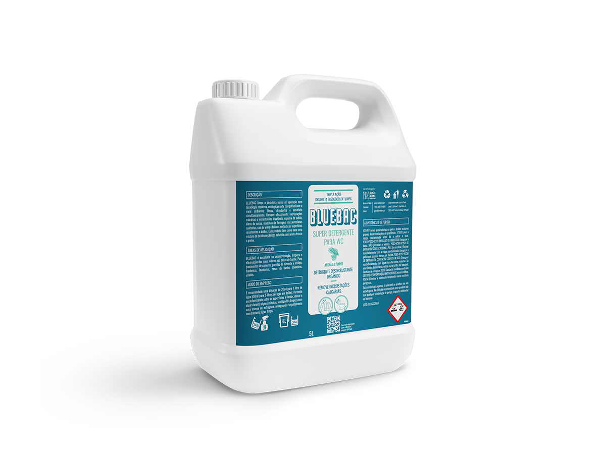 Detergente e desincrustante WC Pinho - BLUEBAC Detergente e desincrustante WC Pinho - BLUEBAC