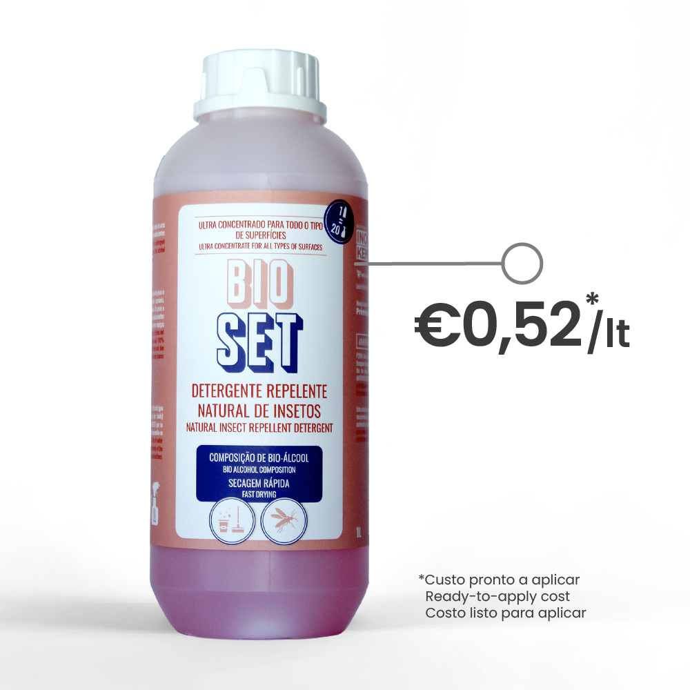 Pack Poupança c/ repelente natural - Bioset | Power | Eco Glass Pack Poupança c/ repelente natural - Bioset | Power | Eco Glass