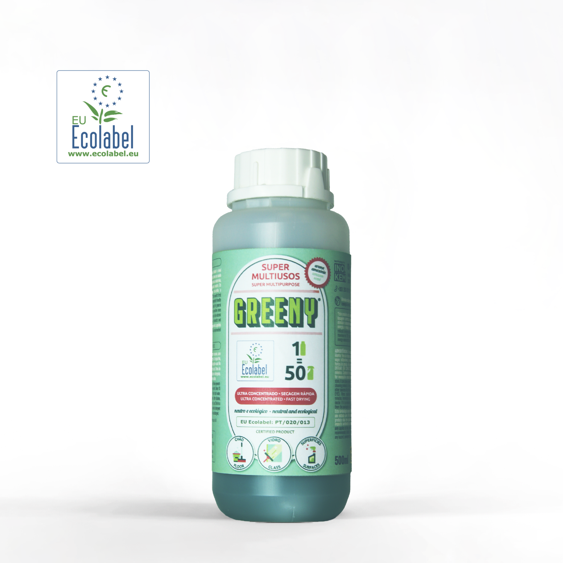 Ecolabel Detergente Ultra-concentrado Multiusos - GREENY® Ecolabel Detergente Ultra-concentrado Multiusos - GREENY®