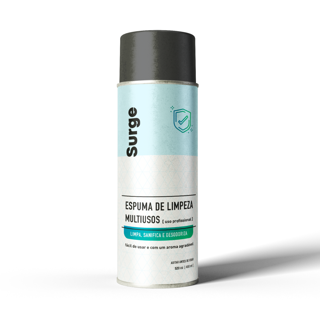 Espuma de Limpeza Multiusos para tecidos e carpetes 400ml - Surge Espuma de Limpeza Multiusos para tecidos e carpetes 400ml - Surge