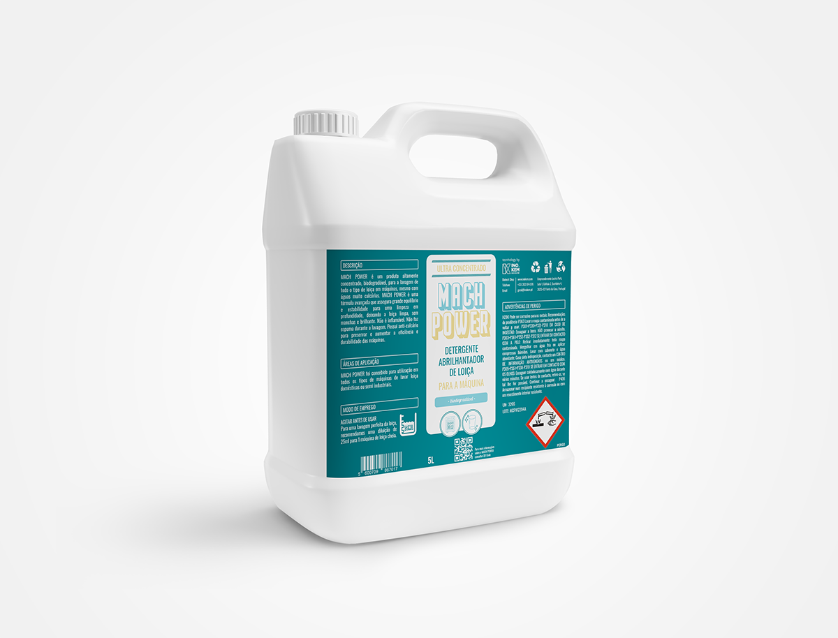 Detergente máquina da loiça com anti-calcário - MACH POWER Detergente máquina da loiça com anti-calcário - MACH POWER