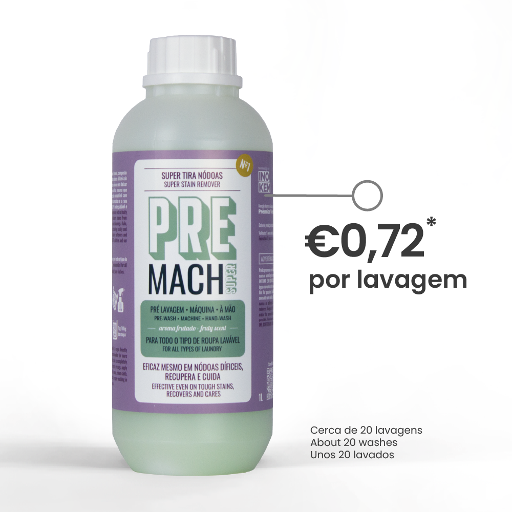 Tira nódoas biodegradável - PREMACH SUPER Tira nódoas biodegradável - PREMACH SUPER