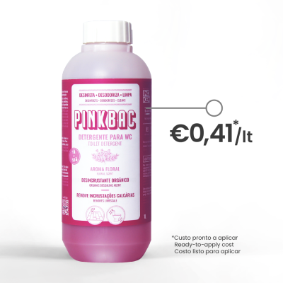 Detergente, desincrustante  WC Orquídea - PINKBAC