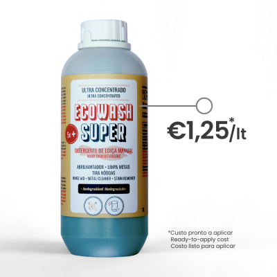 Detergente de loiça hipoalergénico - ECOWASH SUPER