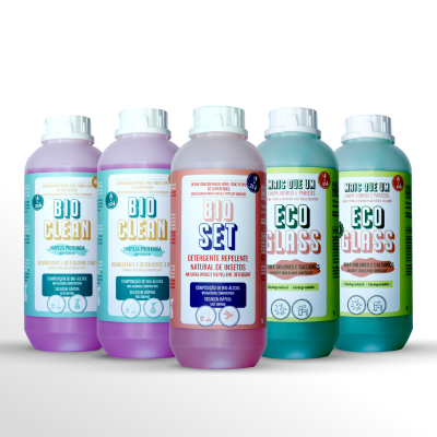 Pack 300 | Bioset(1) + Eco Glass(2) + Bio Clean(2)
