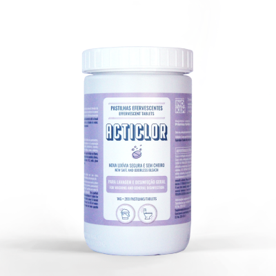 Pastilhas Acticlor - Nova geração de lixívia - 200 uni