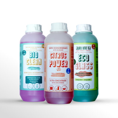 Pack Poupança 95 - Bio Clean | Citrus Power | Eco Glass