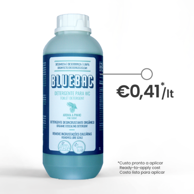 Detergente e desincrustante WC Pinho - BLUEBAC