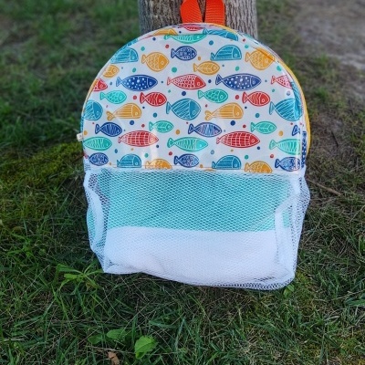 Mochila para brinquedos de praia