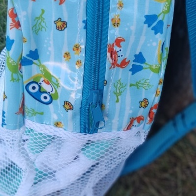 Mochila para brinquedos de praia