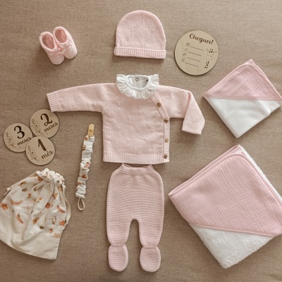 Box completa de essenciais - rosa claro