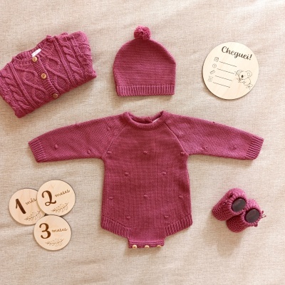 Fofo e gorro - beringela