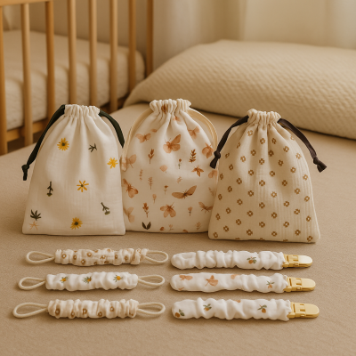 Saquinhos e porta chupetas