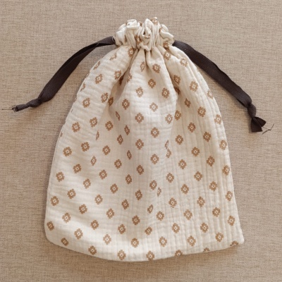 Saco de primeira roupinha - losangos