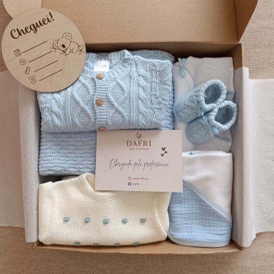 Box Ponto - Azul/verde