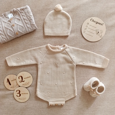 Fofo e gorro - Areia