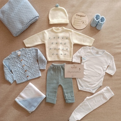 Box Ponto - Azul/verde