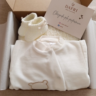 BOX ursinho - pérola (Personalizável)