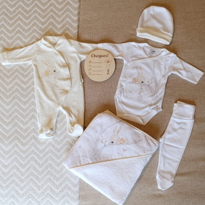 Kit saída maternidade coelhinho