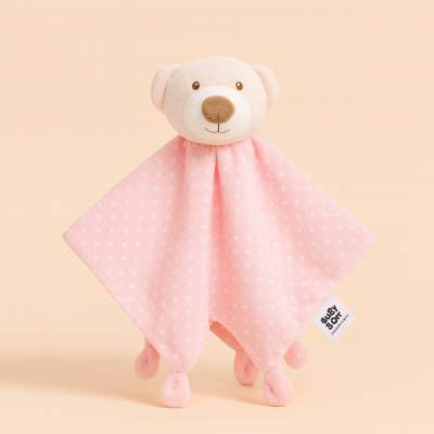 Doudou ursinho - rosa