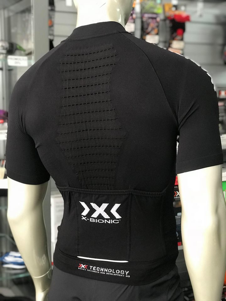 Jersey XBionic Race EVO Biking Shirt Preto Danibikes